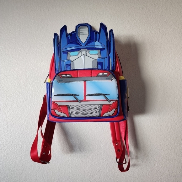 Loungefly Transformers Optimus Prime Cosplay Glow Mini Backpack main image 11